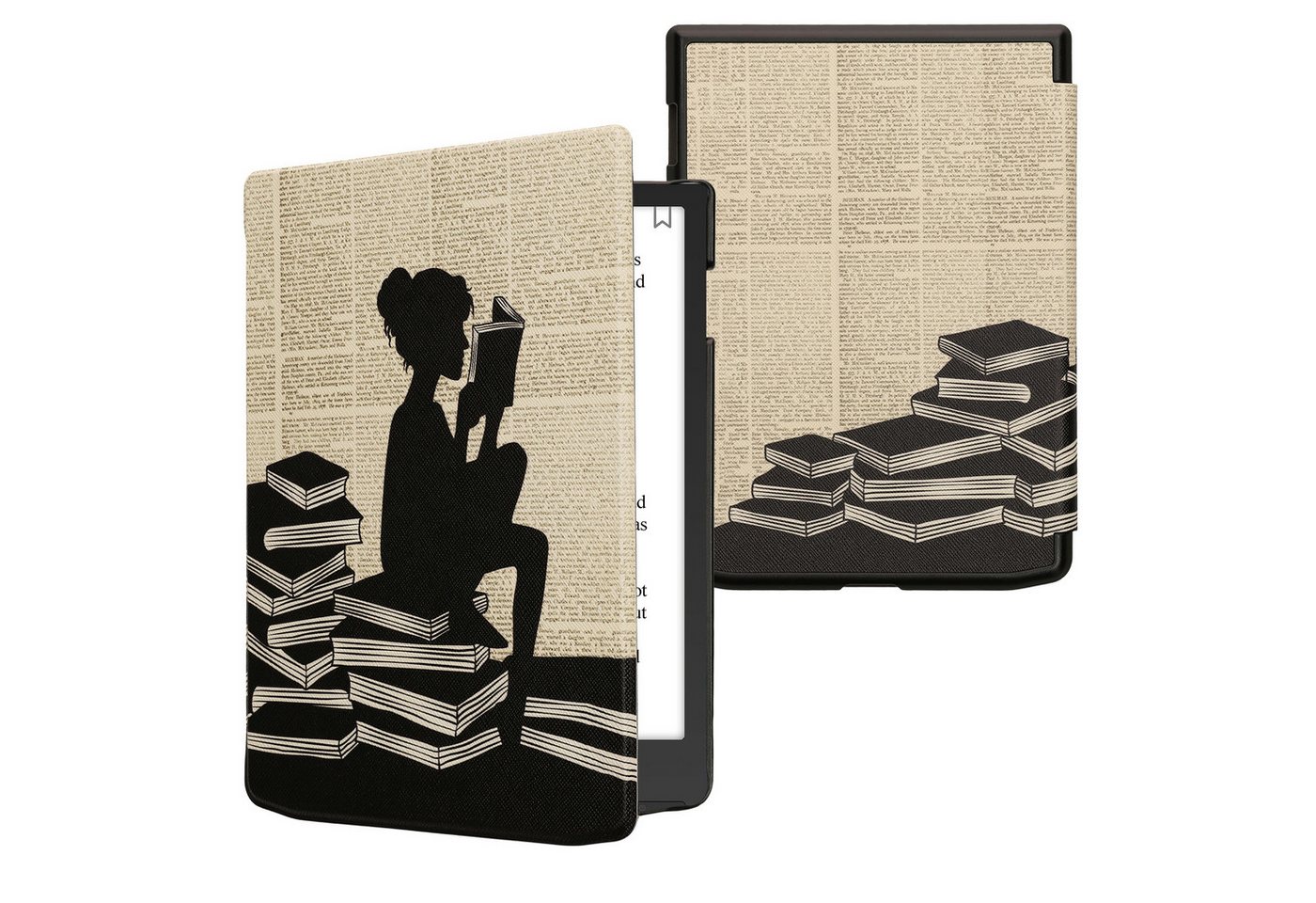 kwmobile E-Reader-Hülle Klapphülle für Pocketbook InkPad Color 3, Hülle eReader von kwmobile