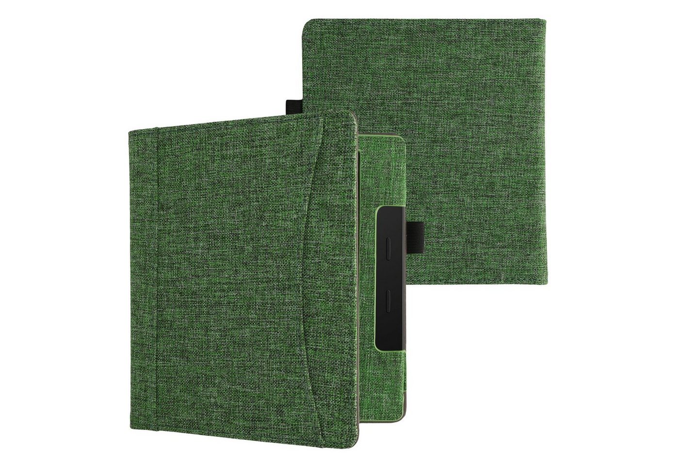 kwmobile E-Reader-Hülle Schutzhülle für Amazon Kindle Oasis 10. Generation, Vorderfach Handschlaufe - Flip Cover von kwmobile