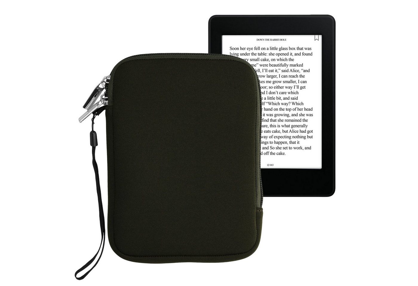 kwmobile E-Reader-Hülle Schutztasche für eReader, Neopren Tasche Hülle Cover Case Schutzhülle - 17 x 12 x 2 cm von kwmobile