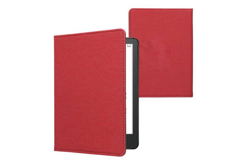 kwmobile E-Reader-Hülle kwmobile Klapphülle für Amazon Kindle Paperwhite 11. Generation 2021, Schutzhülle e-Reader - Hülle eReader - Rot von kwmobile