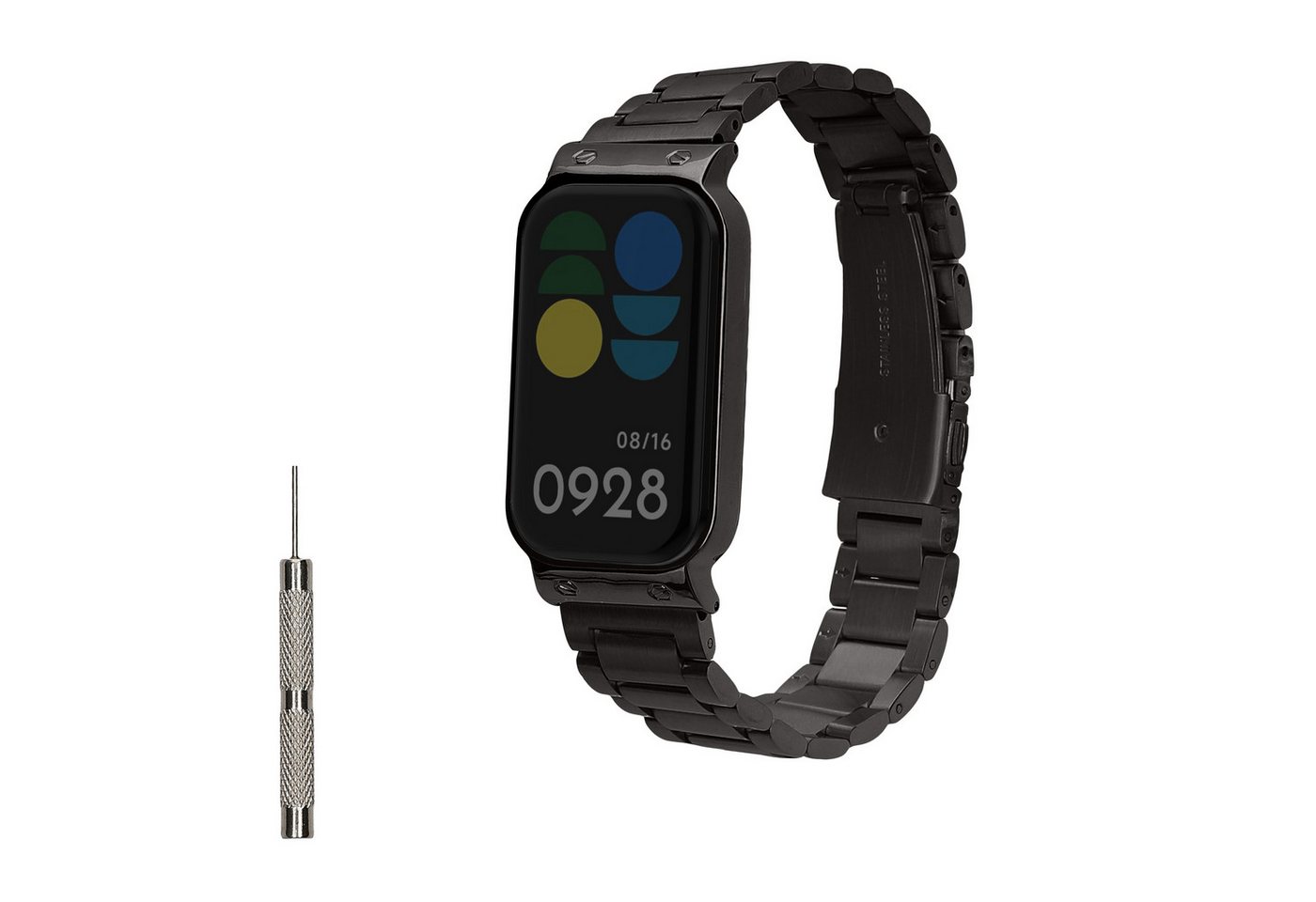 kwmobile Edelstahl Uhrenarmband für Xiaomi Smart Band 8 Active / Redmi Band 2 Smartwatch, 1-tlg., Ersatzarmband für Smartwatch - 14 - 22 cm Innenmaße kwmobile Edelstahl Uhrenarmband für Xiaomi Smart Band 8 Active / Redmi Band 2 Smartwatch, 1-tlg., Ersatzarmband für Smartwatch - 14 - 22 cm Innenmaße von kwmobile