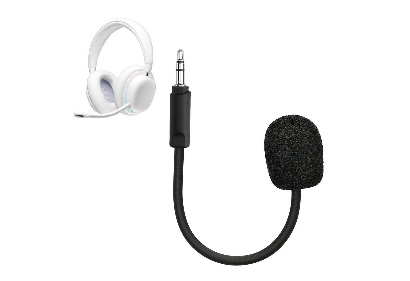 kwmobile Ersatz Kopfhörer Mikrofon für Logitech G735 Gaming-Headset Zubehör (Headset Microphone) von kwmobile