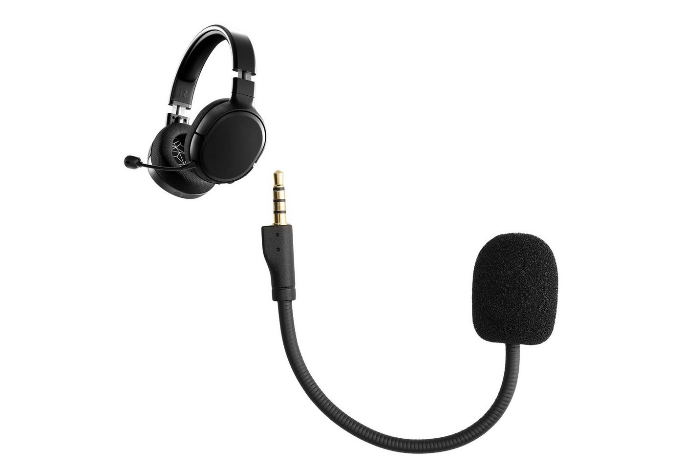 kwmobile Ersatz Kopfhörer Mikrofon für Steelseries Arctis 1 Gaming-Headset Zubehör (Headset Microphone) von kwmobile