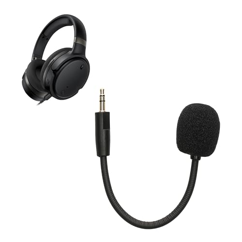 kwmobile Ersatz Kopfhörer Mikrofon kompatibel mit Kingston Hyper X Cloud OrbitS Headset - Gaming Headphones Mikrofon mit 3,5 mm Klinkenstecker - Schwarz von kwmobile