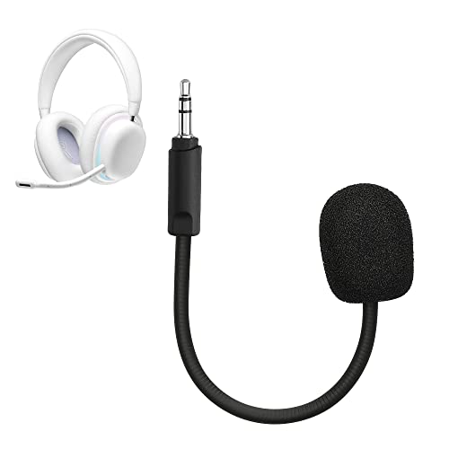 kwmobile Ersatz Kopfhörer Mikrofon kompatibel mit Logitech G735 Headset - Gaming Headphones Mikrofon mit 3,5 mm Klinkenstecker - Schwarz von kwmobile