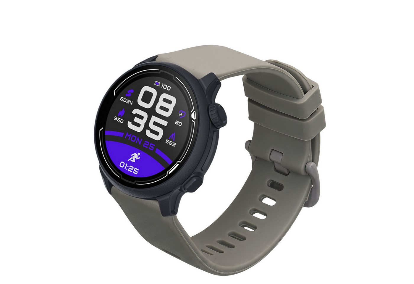 kwmobile Ersatzarmband für COROS PACE 2 / APEX (42mm) Armband Smartwatch, 1-tlg., Fitnesstracker Band aus Silikon - Carbon Print Band für Smartwatch von kwmobile
