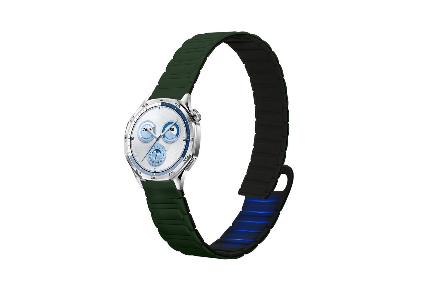 kwmobile Ersatzarmband für Huawei Watch GT5 46mm / GT5 Pro 46mm Armband Smartwatch, 1-tlg., Fitnesstracker Silikon Band mit Magnetverschluss kwmobile Ersatzarmband für Huawei Watch GT5 46mm / GT5 Pro 46mm Armband Smartwatch, 1-tlg., Fitnesstracker Silikon Band mit Magnetverschluss von kwmobile
