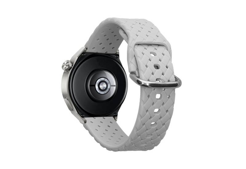 kwmobile Ersatzarmband geflochten für Huawei Watch GT 3 Pro (43mm) / Watch GT 3 Smartwatch, 1-tlg., Armband geflochtenes Smartwatch Band aus Silikon von kwmobile