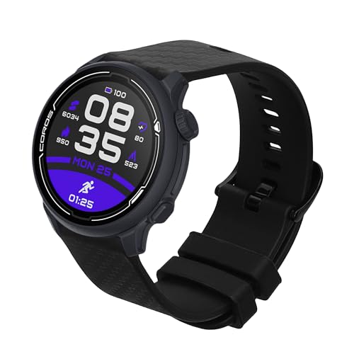 kwmobile Ersatzarmband kompatibel mit COROS PACE 2 / APEX (42mm) Armband - Fitnesstracker Band aus Silikon - Carbon Print Band für Smartwatch - Schwarz von kwmobile