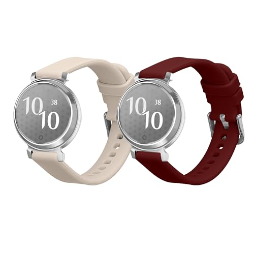 kwmobile Ersatzarmband kompatibel mit Garmin Lily 2 Armband - Fitnesstracker Band aus Silikon in Beige Bordeaux kwmobile Ersatzarmband kompatibel mit Garmin Lily 2 Armband - Fitnesstracker Band aus Silikon in Beige Bordeaux von kwmobile