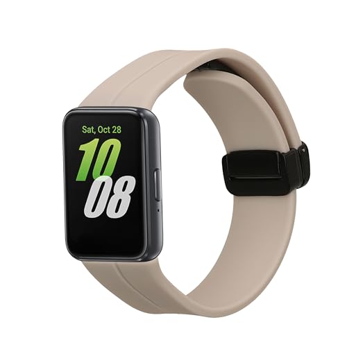 kwmobile Ersatzarmband kompatibel mit Samsung Galaxy Fit 3 Armband - Fitnesstracker Band aus Silikon in Beige kwmobile Ersatzarmband kompatibel mit Samsung Galaxy Fit 3 Armband - Fitnesstracker Band aus Silikon in Beige von kwmobile