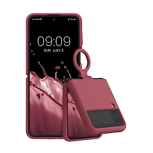 kwmobile Flip Soft Case kompatibel mit Samsung Galaxy Z Flip4 - Silikon Hülle für Foldable Handy - Handyhülle in Dark Rose kwmobile Flip Soft Case kompatibel mit Samsung Galaxy Z Flip4 - Silikon Hülle für Foldable Handy - Handyhülle in Dark Rose von kwmobile