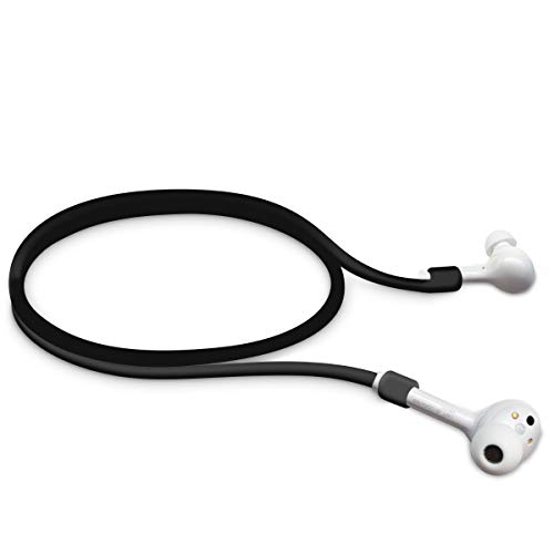 kwmobile Halteband kompatibel mit Huawei FreeBuds Headphones - Kopfhörer Halter Band Strap in Schwarz von kwmobile