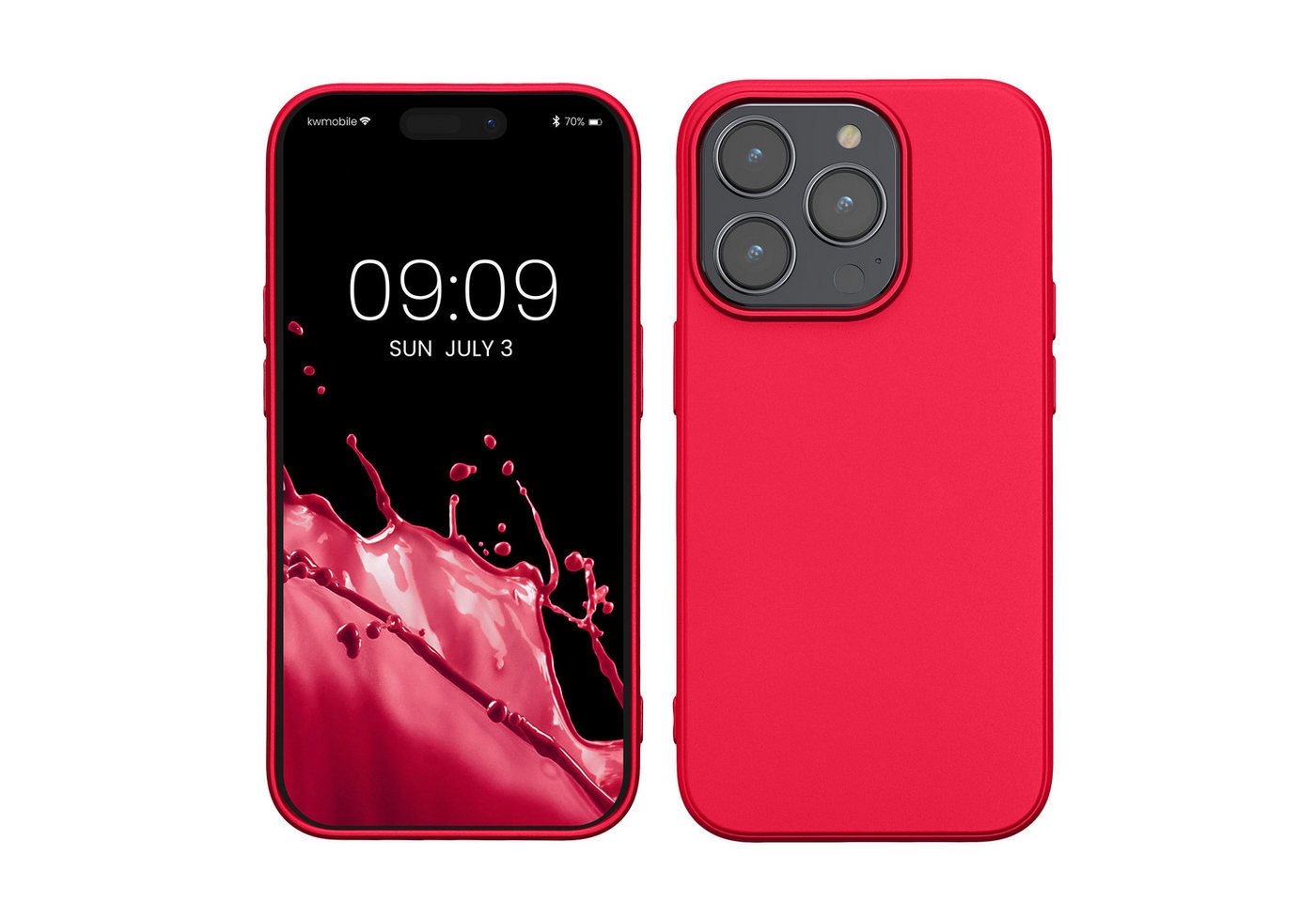 kwmobile Handyhülle Case für Apple iPhone 14 Pro, Hülle Silikon metallisch schimmernd - Handyhülle Cover kwmobile Handyhülle Case für Apple iPhone 14 Pro, Hülle Silikon metallisch schimmernd - Handyhülle Cover von kwmobile