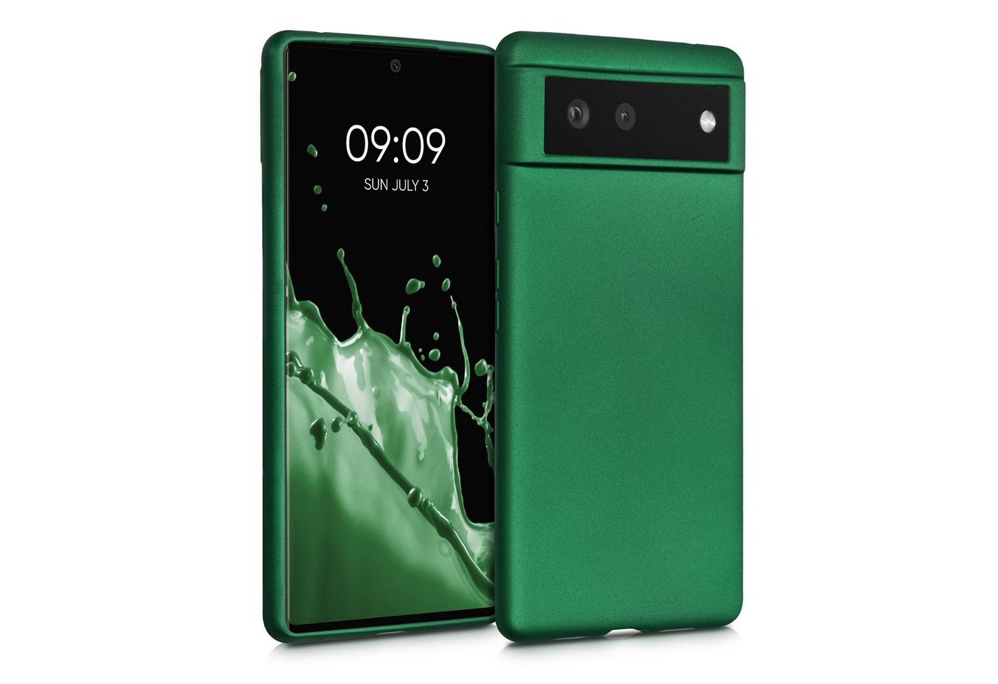 kwmobile Handyhülle Case für Google Pixel 6, Hülle Silikon metallisch schimmernd - Handyhülle Cover kwmobile Handyhülle Case für Google Pixel 6, Hülle Silikon metallisch schimmernd - Handyhülle Cover von kwmobile