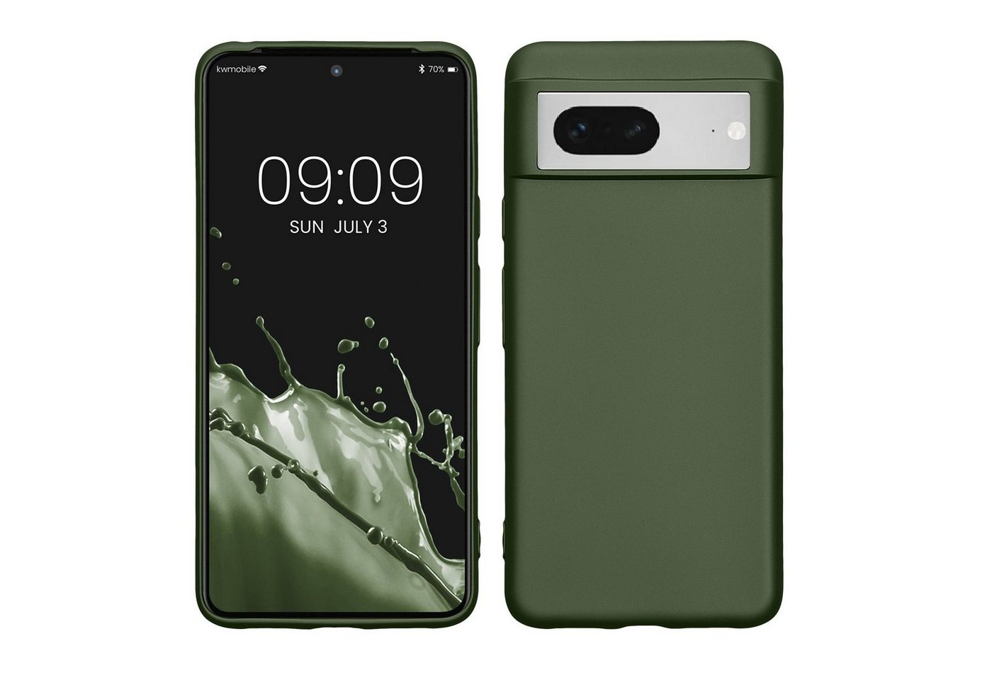 kwmobile Handyhülle Case für Google Pixel 8, Hülle Silikon metallisch schimmernd - Handyhülle Cover kwmobile Handyhülle Case für Google Pixel 8, Hülle Silikon metallisch schimmernd - Handyhülle Cover von kwmobile