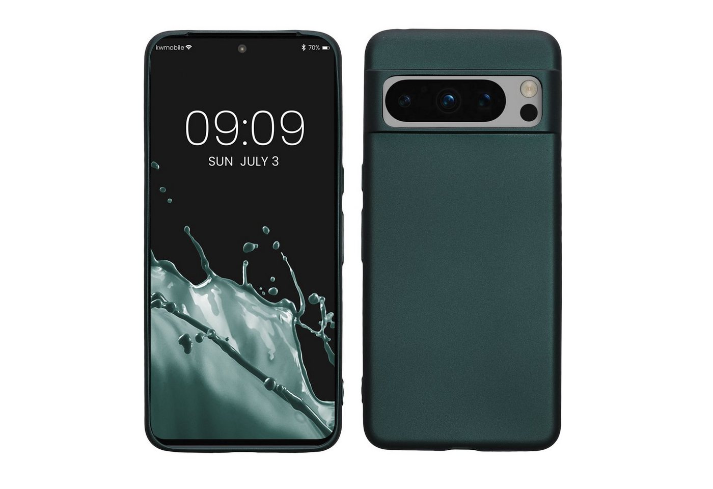 kwmobile Handyhülle Case für Google Pixel 8 Pro, Hülle Silikon metallisch schimmernd - Handyhülle Cover kwmobile Handyhülle Case für Google Pixel 8 Pro, Hülle Silikon metallisch schimmernd - Handyhülle Cover von kwmobile