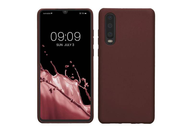 kwmobile Handyhülle Case für Huawei P30, Hülle Silikon metallisch schimmernd - Handyhülle Cover von kwmobile