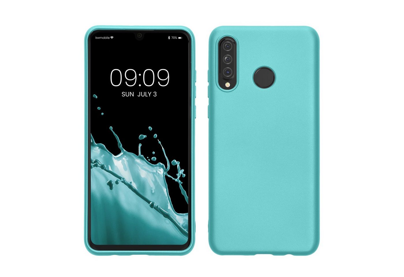 kwmobile Handyhülle Case für Huawei P30 Lite, Hülle Silikon metallisch schimmernd - Handyhülle Cover kwmobile Handyhülle Case für Huawei P30 Lite, Hülle Silikon metallisch schimmernd - Handyhülle Cover von kwmobile