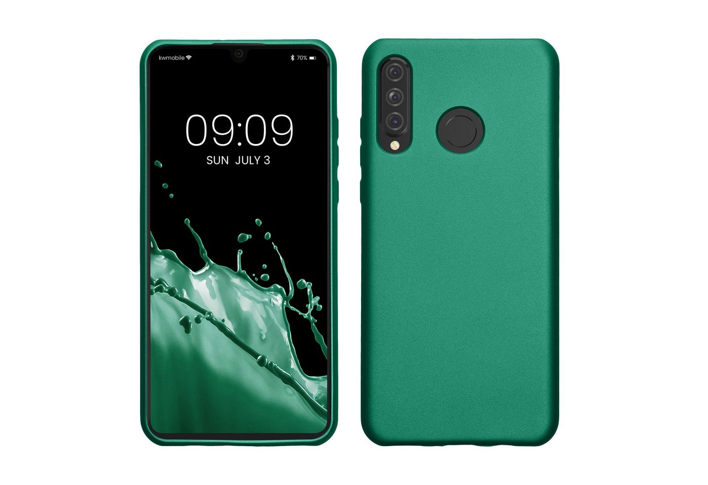 kwmobile Handyhülle Case für Huawei P30 Lite, Hülle Silikon metallisch schimmernd - Handyhülle Cover kwmobile Handyhülle Case für Huawei P30 Lite, Hülle Silikon metallisch schimmernd - Handyhülle Cover von kwmobile