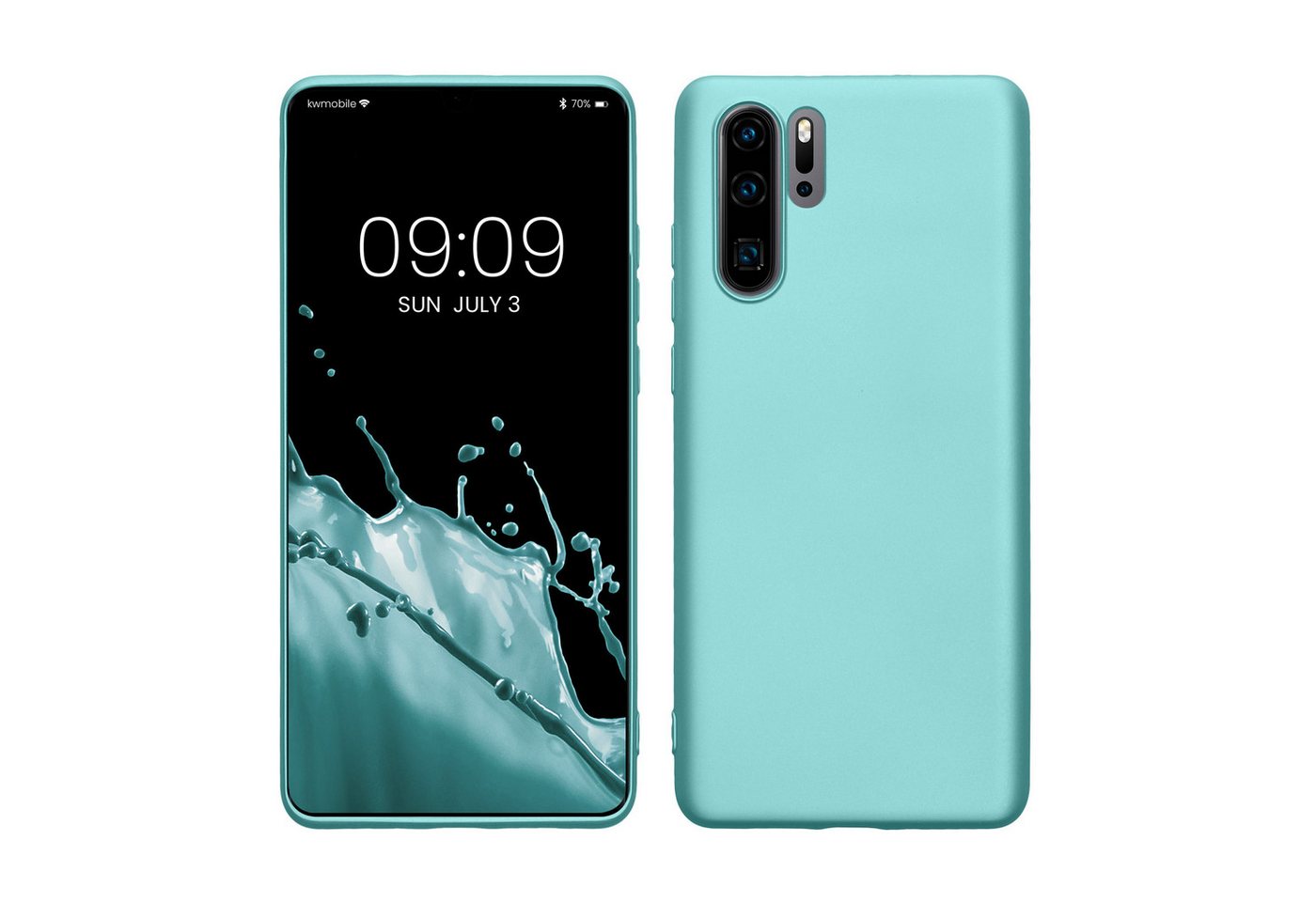 kwmobile Handyhülle Case für Huawei P30 Pro, Hülle Silikon metallisch schimmernd - Handyhülle Cover kwmobile Handyhülle Case für Huawei P30 Pro, Hülle Silikon metallisch schimmernd - Handyhülle Cover von kwmobile