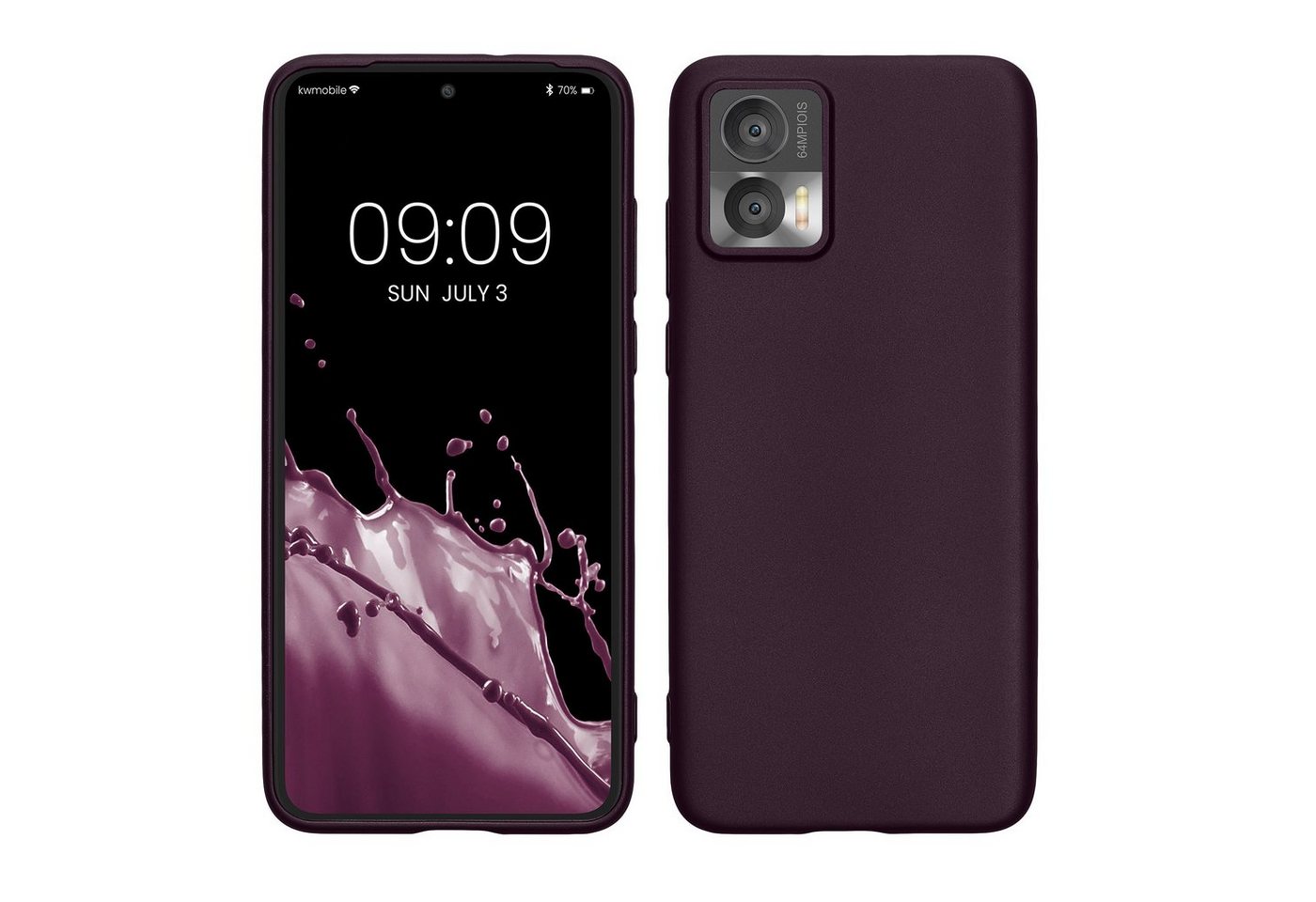kwmobile Handyhülle Case für Motorola Edge 30 Neo, Hülle Silikon metallisch schimmernd - Handyhülle Cover kwmobile Handyhülle Case für Motorola Edge 30 Neo, Hülle Silikon metallisch schimmernd - Handyhülle Cover von kwmobile