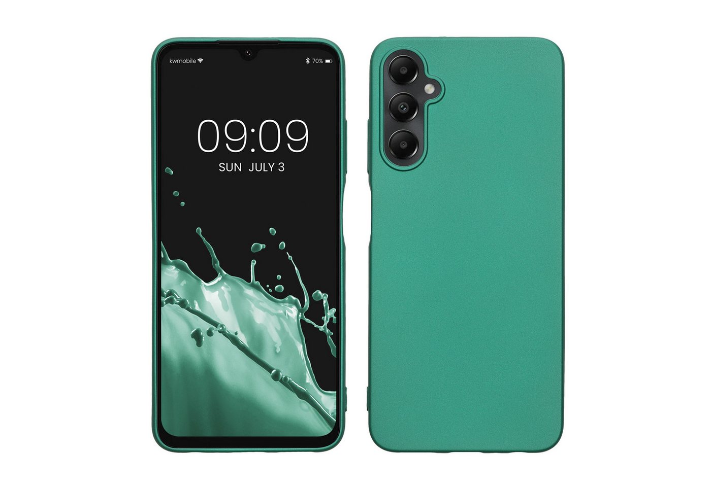 kwmobile Handyhülle Case für Samsung Galaxy A05s, Hülle Silikon metallisch schimmernd - Handyhülle Cover kwmobile Handyhülle Case für Samsung Galaxy A05s, Hülle Silikon metallisch schimmernd - Handyhülle Cover von kwmobile