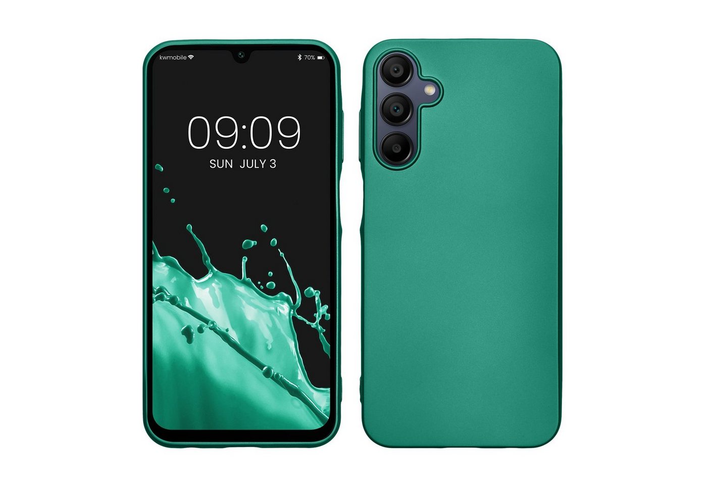 kwmobile Handyhülle Case für Samsung Galaxy A15 5G, Hülle Silikon metallisch schimmernd - Handyhülle Cover kwmobile Handyhülle Case für Samsung Galaxy A15 5G, Hülle Silikon metallisch schimmernd - Handyhülle Cover von kwmobile