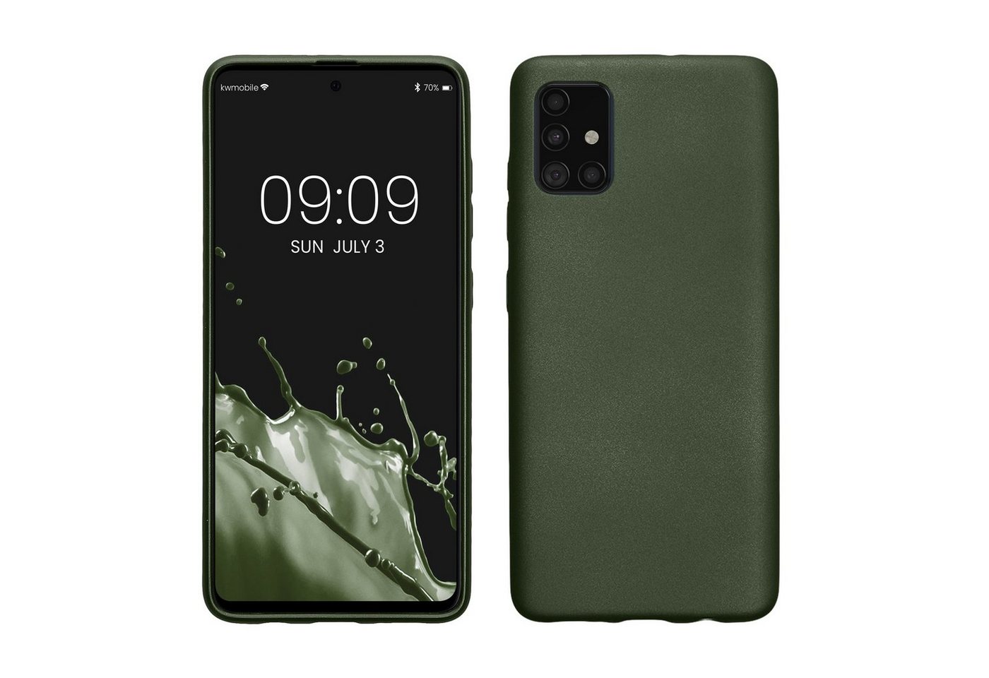 kwmobile Handyhülle Case für Samsung Galaxy A51, Hülle Silikon metallisch schimmernd - Handyhülle Cover kwmobile Handyhülle Case für Samsung Galaxy A51, Hülle Silikon metallisch schimmernd - Handyhülle Cover von kwmobile