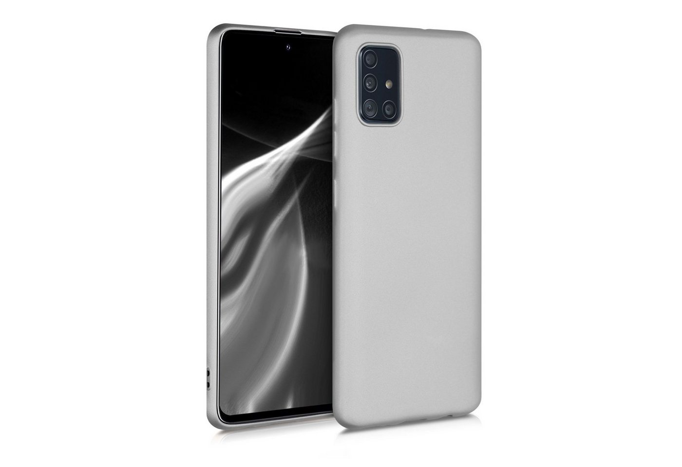 kwmobile Handyhülle Case für Samsung Galaxy A51, Hülle Silikon metallisch schimmernd - Handyhülle Cover kwmobile Handyhülle Case für Samsung Galaxy A51, Hülle Silikon metallisch schimmernd - Handyhülle Cover von kwmobile