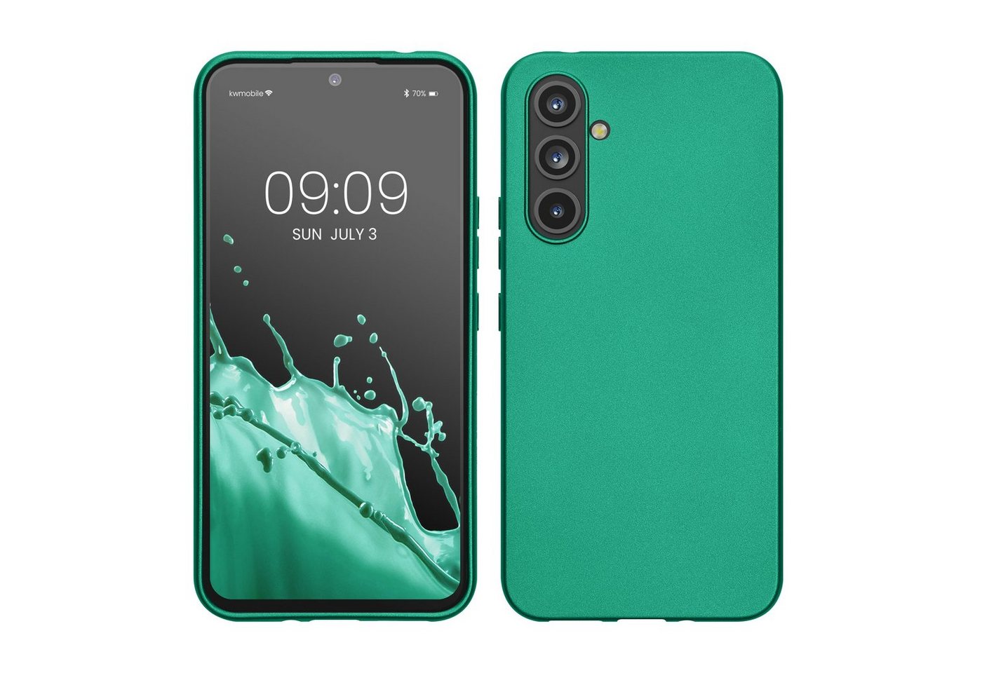 kwmobile Handyhülle Case für Samsung Galaxy A54 5G, Hülle Silikon metallisch schimmernd - Handyhülle Cover kwmobile Handyhülle Case für Samsung Galaxy A54 5G, Hülle Silikon metallisch schimmernd - Handyhülle Cover von kwmobile
