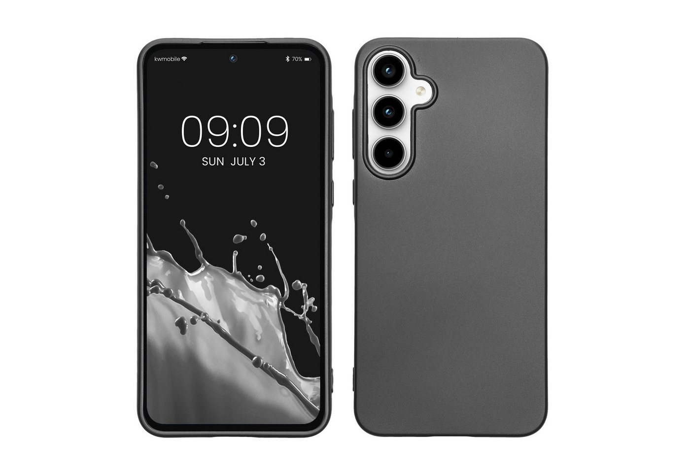 kwmobile Handyhülle Case für Samsung Galaxy A55 5G, Hülle Silikon metallisch schimmernd - Handyhülle Cover kwmobile Handyhülle Case für Samsung Galaxy A55 5G, Hülle Silikon metallisch schimmernd - Handyhülle Cover von kwmobile