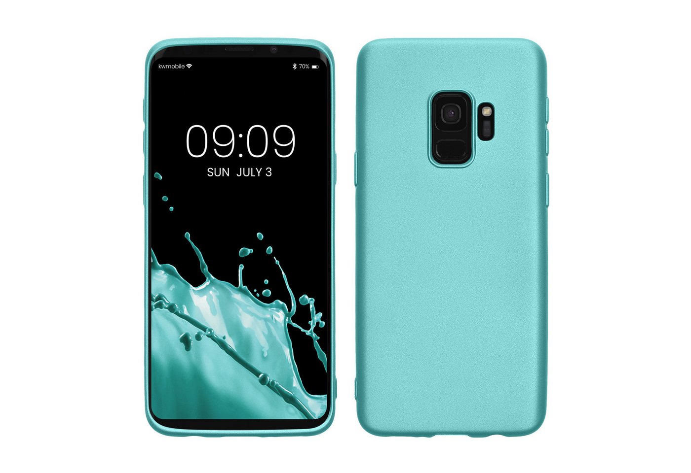kwmobile Handyhülle Case für Samsung Galaxy S9, Hülle Silikon metallisch schimmernd - Handyhülle Cover kwmobile Handyhülle Case für Samsung Galaxy S9, Hülle Silikon metallisch schimmernd - Handyhülle Cover von kwmobile