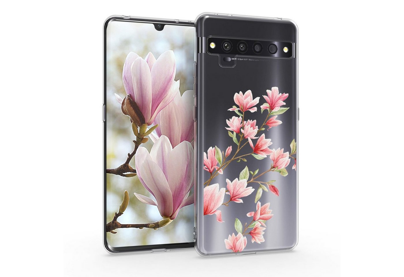 kwmobile Handyhülle Case für TCL 10 Pro, Hülle Silikon transparent - Silikonhülle von kwmobile