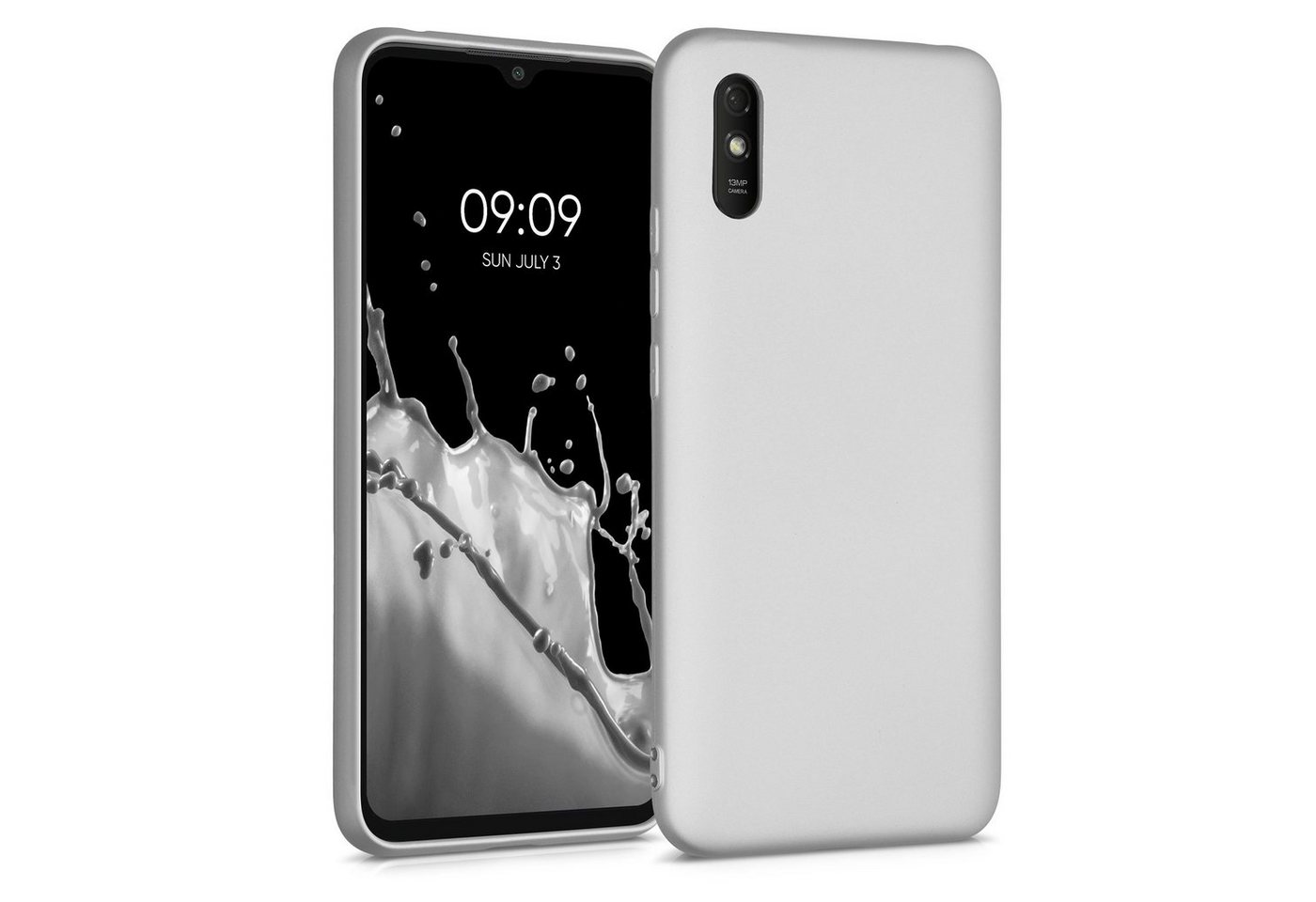 kwmobile Handyhülle Case für Xiaomi Redmi 9A / 9AT, Hülle Silikon metallisch schimmernd - Handyhülle Cover kwmobile Handyhülle Case für Xiaomi Redmi 9A / 9AT, Hülle Silikon metallisch schimmernd - Handyhülle Cover von kwmobile