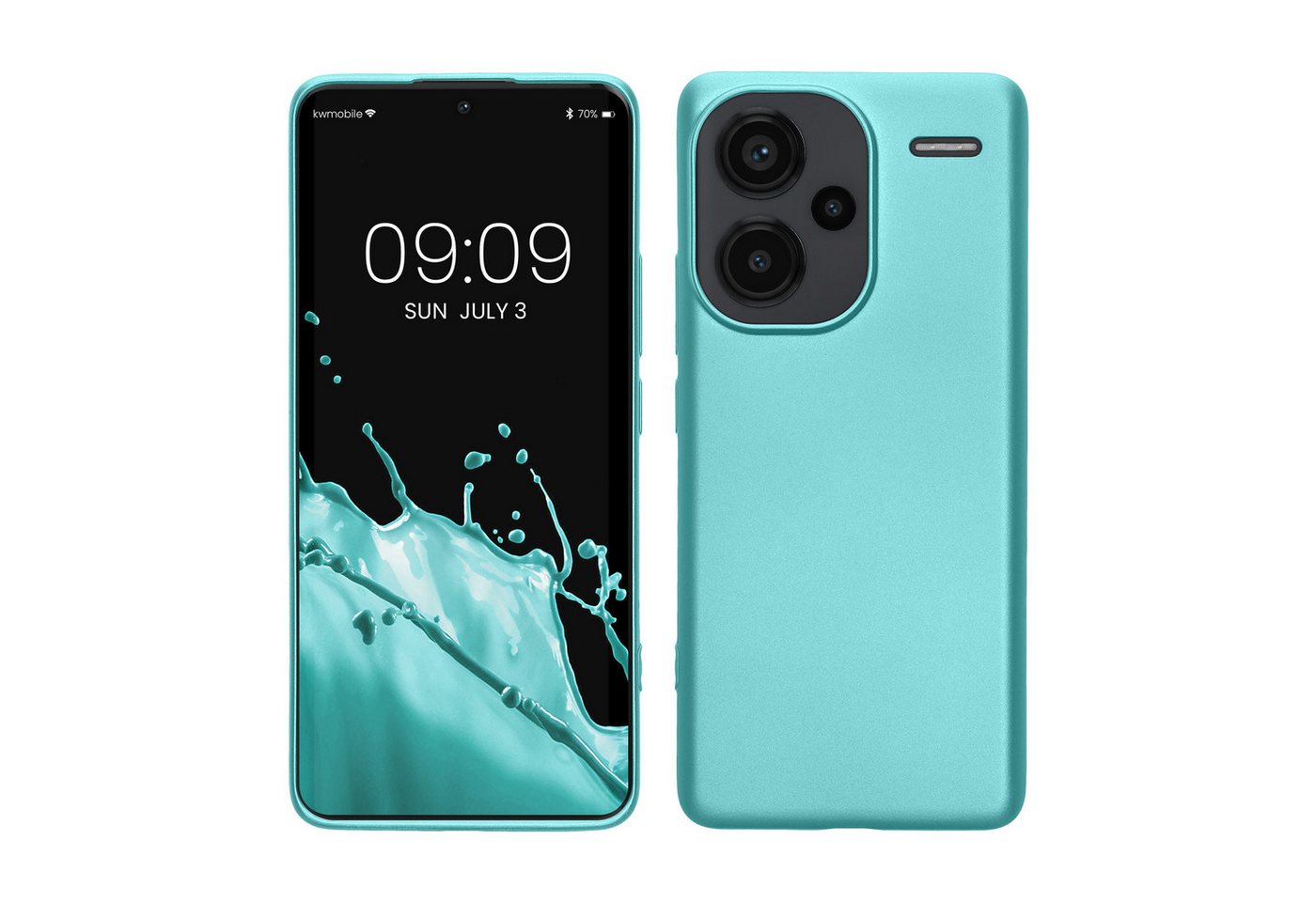 kwmobile Handyhülle Case für Xiaomi Redmi Note 13 Pro+ 5G / Redmi Note 13 Pro Plus 5G, Hülle Silikon metallisch schimmernd - Handyhülle Cover kwmobile Handyhülle Case für Xiaomi Redmi Note 13 Pro+ 5G / Redmi Note 13 Pro Plus 5G, Hülle Silikon metallisch schimmernd - Handyhülle Cover von kwmobile