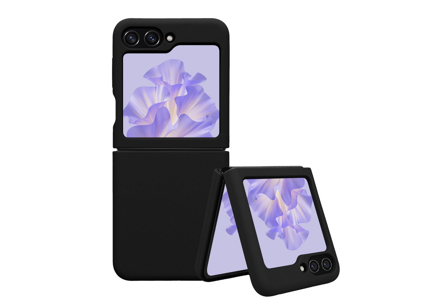 kwmobile Handyhülle Flip Soft Case für Samsung Galaxy Z Flip5 Hülle, Silikon Cover für Foldable Handy Handyhülle kwmobile Handyhülle Flip Soft Case für Samsung Galaxy Z Flip5 Hülle, Silikon Cover für Foldable Handy Handyhülle von kwmobile