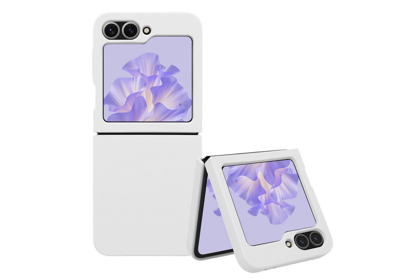 kwmobile Handyhülle Flip Soft Case für Samsung Galaxy Z Flip6 Hülle, Silikon Cover für Foldable Handy Handyhülle kwmobile Handyhülle Flip Soft Case für Samsung Galaxy Z Flip6 Hülle, Silikon Cover für Foldable Handy Handyhülle von kwmobile