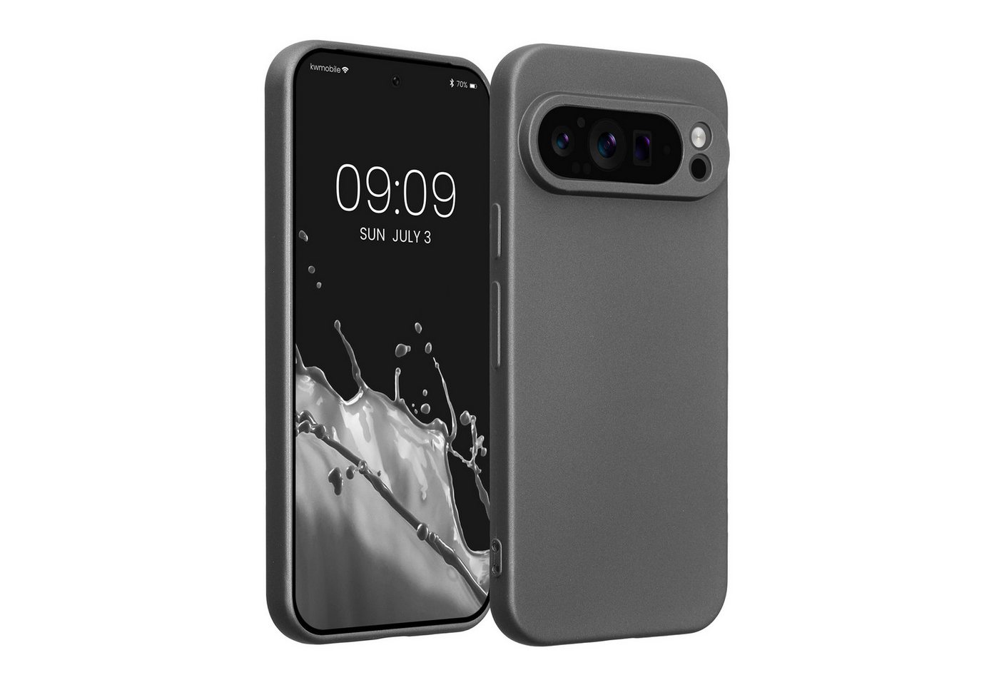 kwmobile Handyhülle Handyhülle für Google Pixel 9 Pro, Silikon Case metallisch schimmernd - Soft Hülle - Handy Cover kwmobile Handyhülle Handyhülle für Google Pixel 9 Pro, Silikon Case metallisch schimmernd - Soft Hülle - Handy Cover von kwmobile