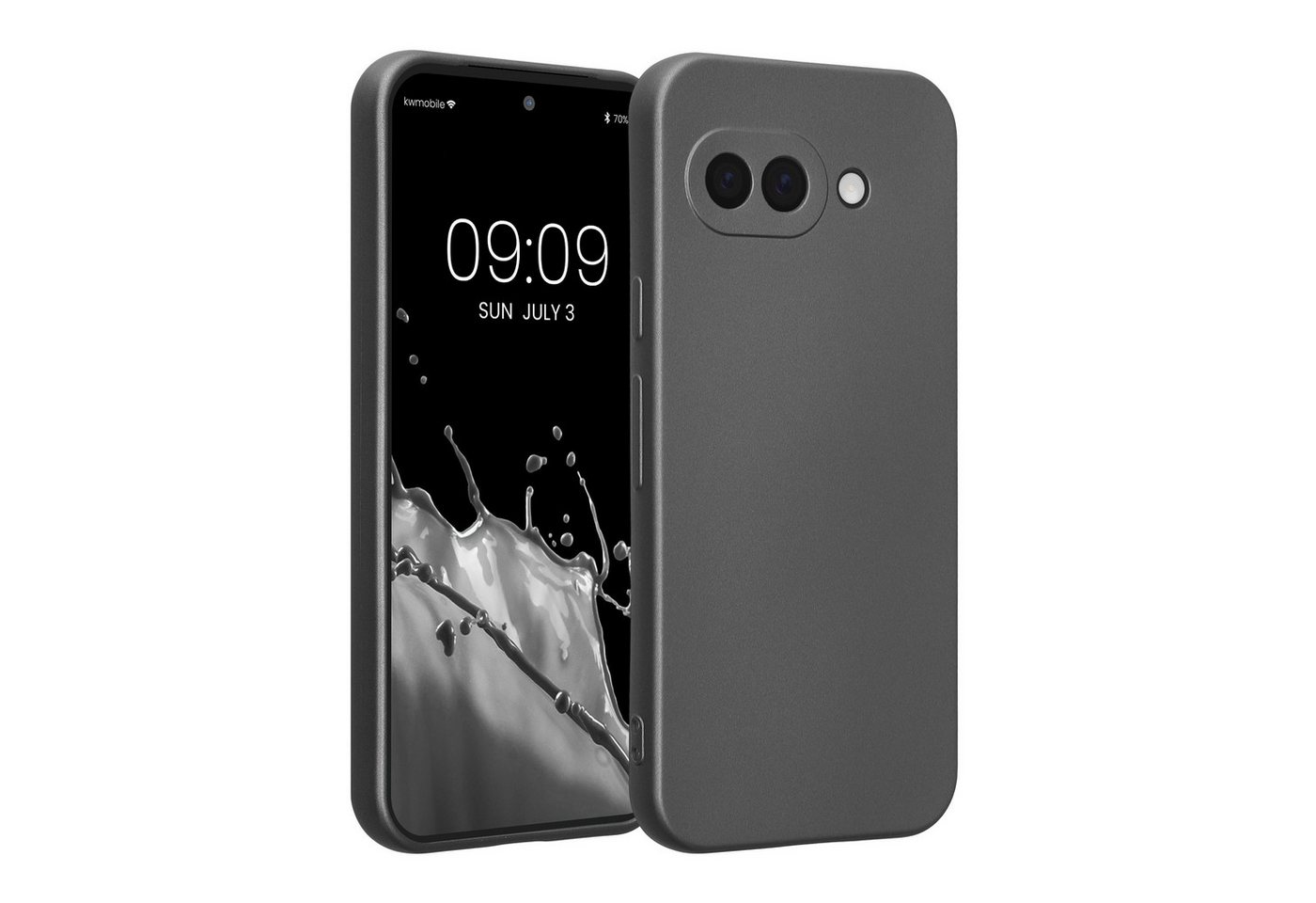 kwmobile Handyhülle Handyhülle für Google Pixel 9a, Silikon Case metallisch schimmernd - Soft Hülle - Handy Cover kwmobile Handyhülle Handyhülle für Google Pixel 9a, Silikon Case metallisch schimmernd - Soft Hülle - Handy Cover von kwmobile