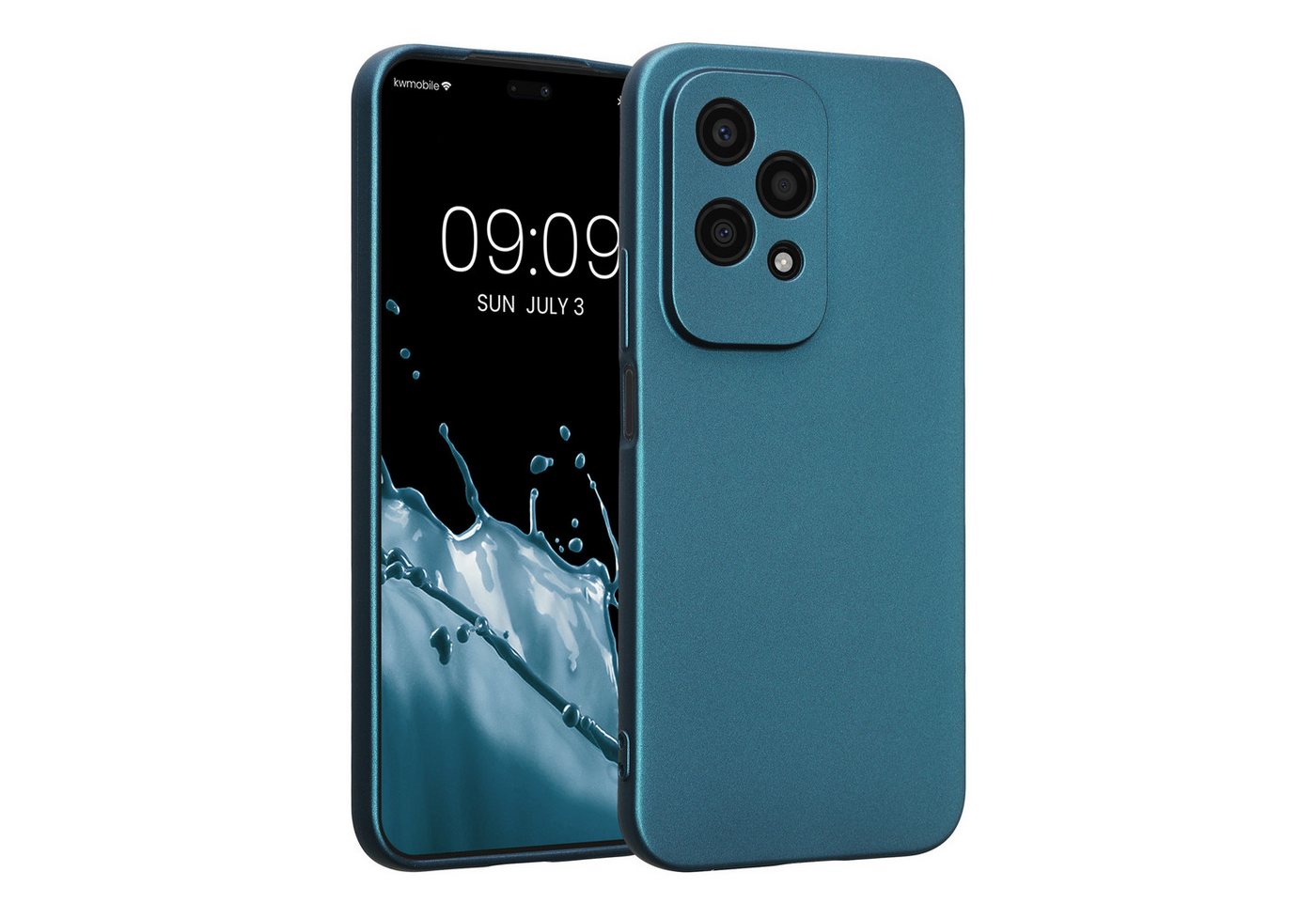 kwmobile Handyhülle Handyhülle für HONOR 200 Lite, Silikon Case metallisch schimmernd - Soft Hülle - Handy Cover kwmobile Handyhülle Handyhülle für HONOR 200 Lite, Silikon Case metallisch schimmernd - Soft Hülle - Handy Cover von kwmobile