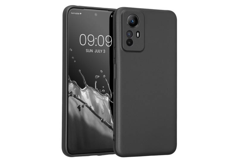 kwmobile Handyhülle Handyhülle für Xiaomi Redmi Note 12S, Silikon Case metallisch schimmernd - Soft Hülle - Handy Cover von kwmobile