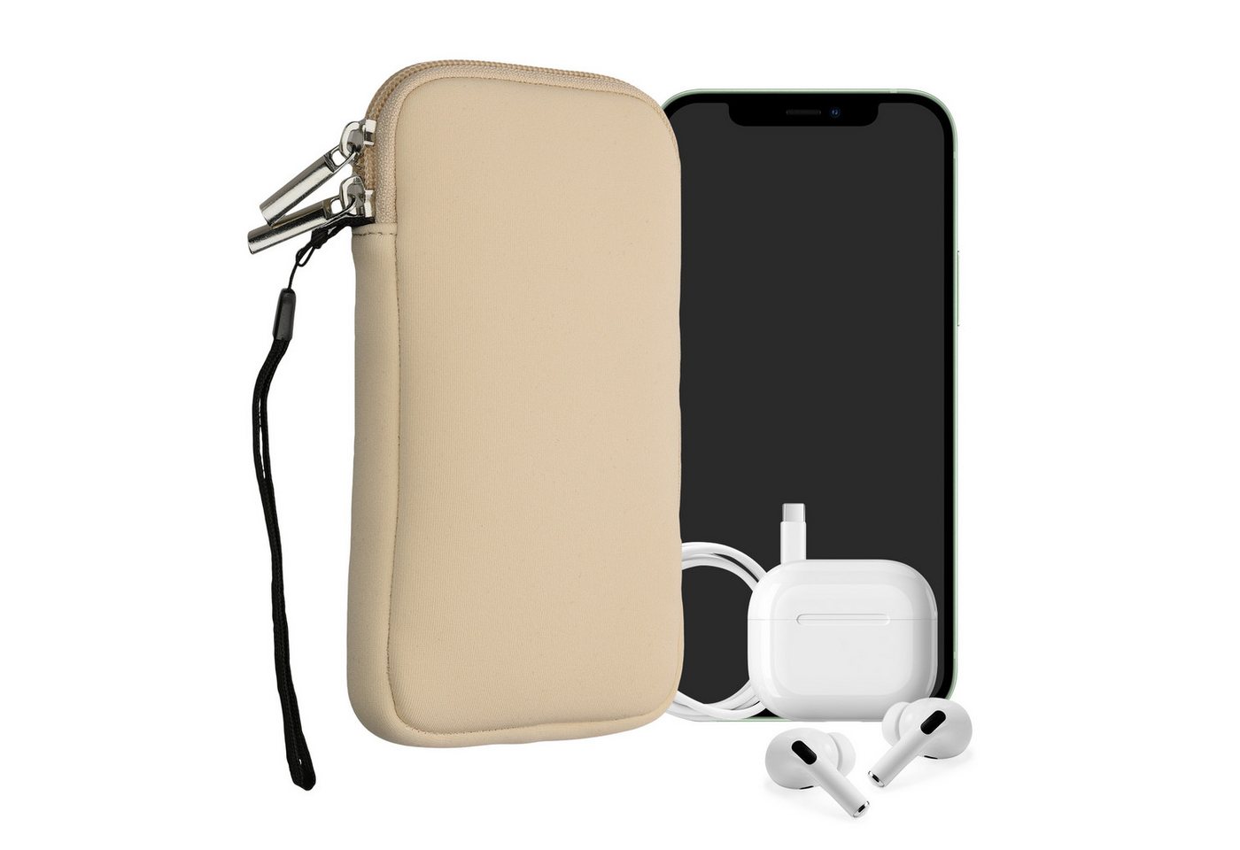 kwmobile Sleeve Handytasche für Smartphones L - 6,5", Neopren Handy Hülle - Handy Tasche Sleeve Pouch kwmobile Sleeve Handytasche für Smartphones L - 6,5", Neopren Handy Hülle - Handy Tasche Sleeve Pouch von kwmobile