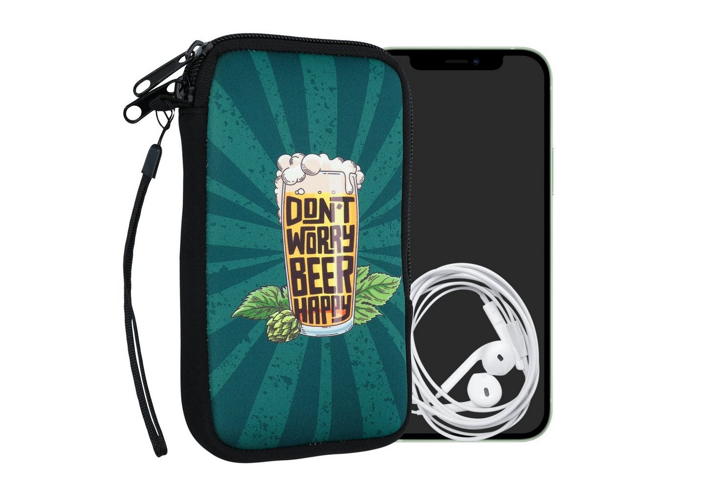 kwmobile Sleeve Handytasche für Smartphones L - 6,5", Neopren Handy Tasche Hülle Cover Case Schutzhülle kwmobile Sleeve Handytasche für Smartphones L - 6,5", Neopren Handy Tasche Hülle Cover Case Schutzhülle von kwmobile