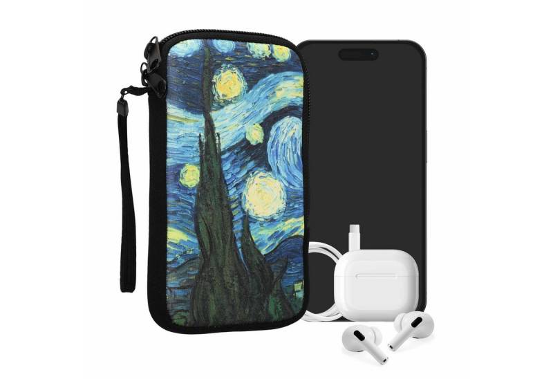 kwmobile Sleeve Handytasche für Smartphones L - 6,5", Neopren Handy Tasche Hülle Cover Case Schutzhülle von kwmobile