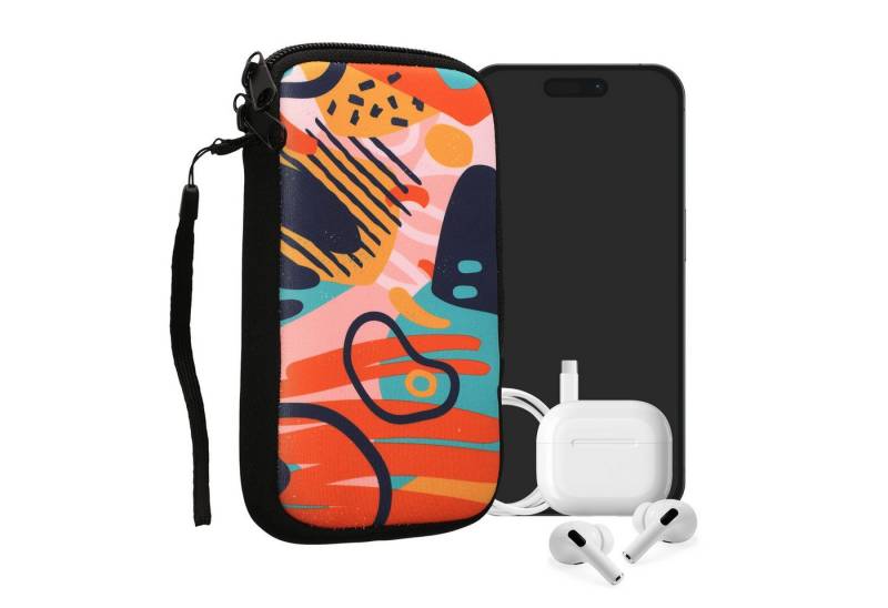 kwmobile Sleeve Handytasche für Smartphones L - 6,5", Neopren Handy Tasche Hülle Cover Case Schutzhülle von kwmobile