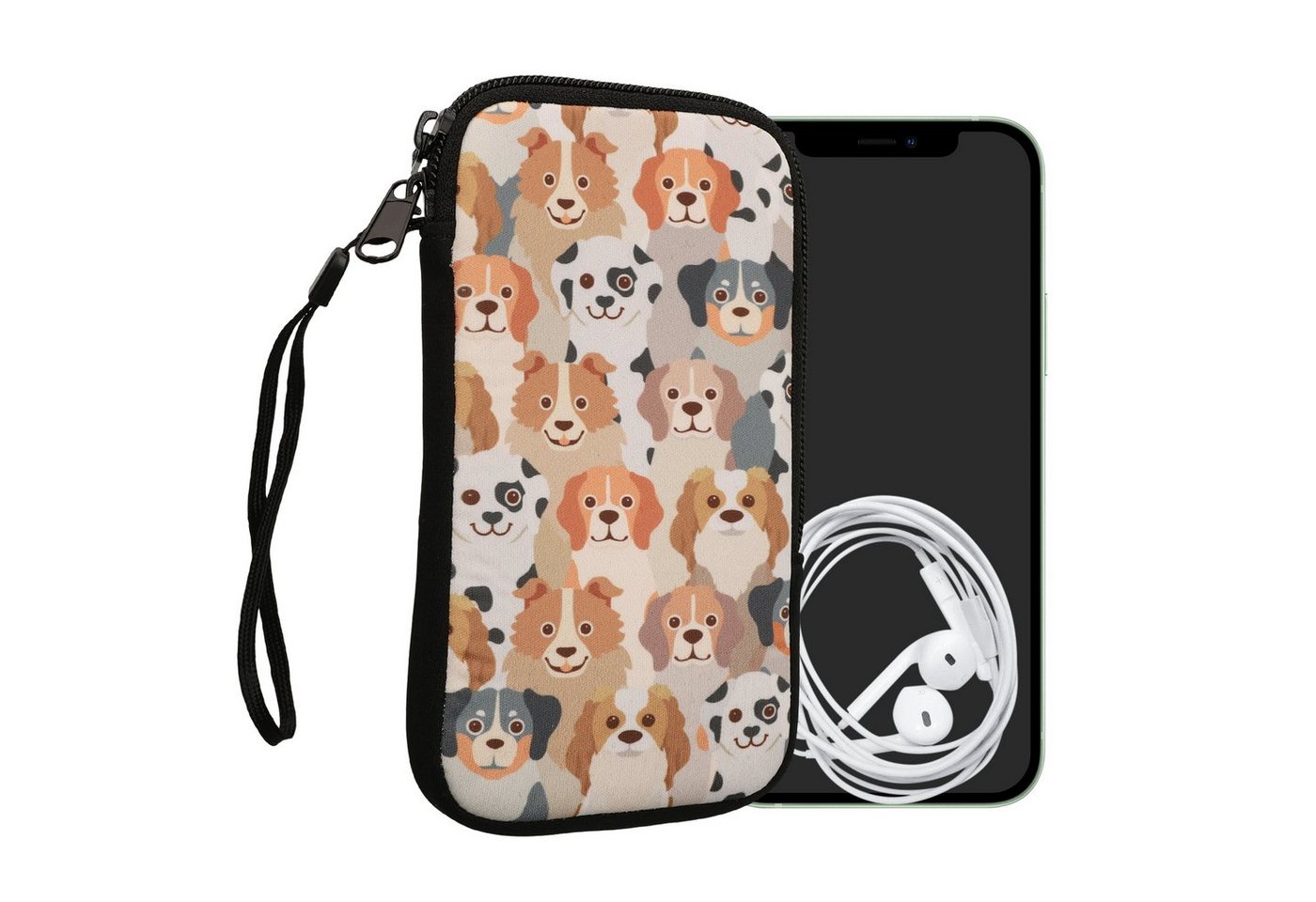 kwmobile Sleeve Handytasche für Smartphones M - 5,5", Neopren Handy Tasche Hülle Cover Case Schutzhülle kwmobile Sleeve Handytasche für Smartphones M - 5,5", Neopren Handy Tasche Hülle Cover Case Schutzhülle von kwmobile