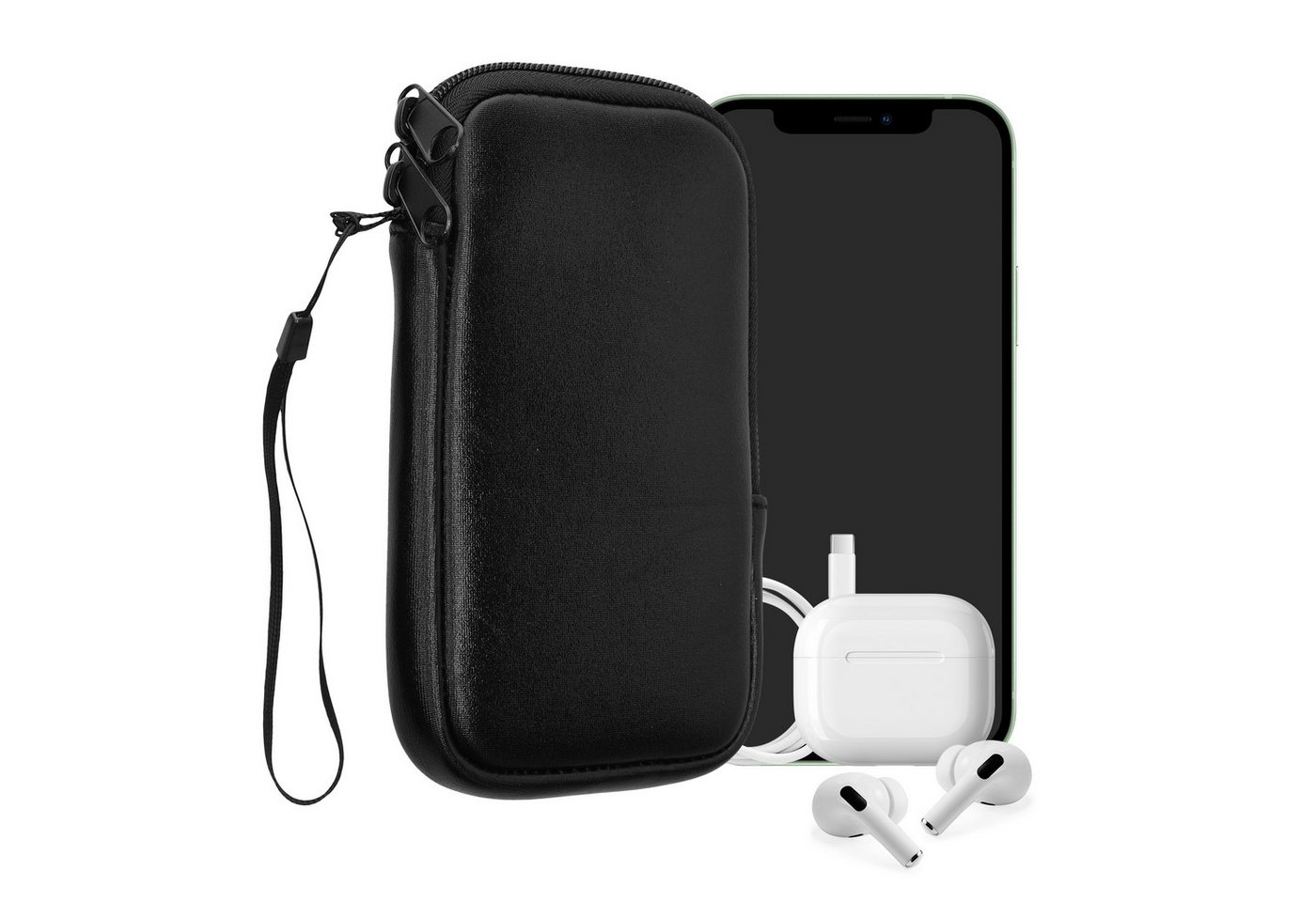 kwmobile Sleeve Handytasche für Smartphones M - 5,5", Neopren Handy Hülle - Handy Tasche Sleeve Pouch kwmobile Sleeve Handytasche für Smartphones M - 5,5", Neopren Handy Hülle - Handy Tasche Sleeve Pouch von kwmobile