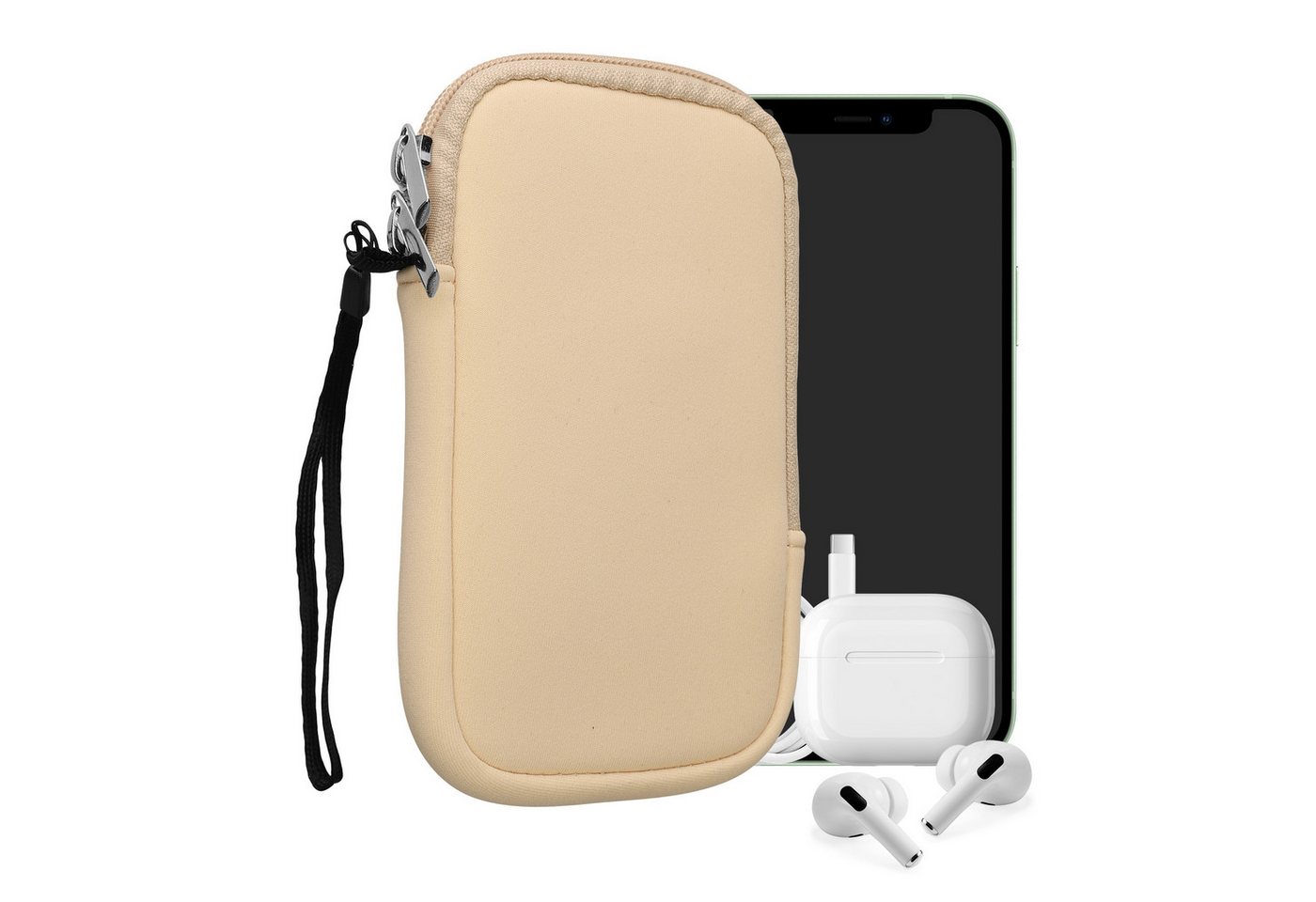 kwmobile Sleeve Handytasche für Smartphones M - 5,5", Neopren Handy Hülle - Handy Tasche Sleeve Pouch kwmobile Sleeve Handytasche für Smartphones M - 5,5", Neopren Handy Hülle - Handy Tasche Sleeve Pouch von kwmobile