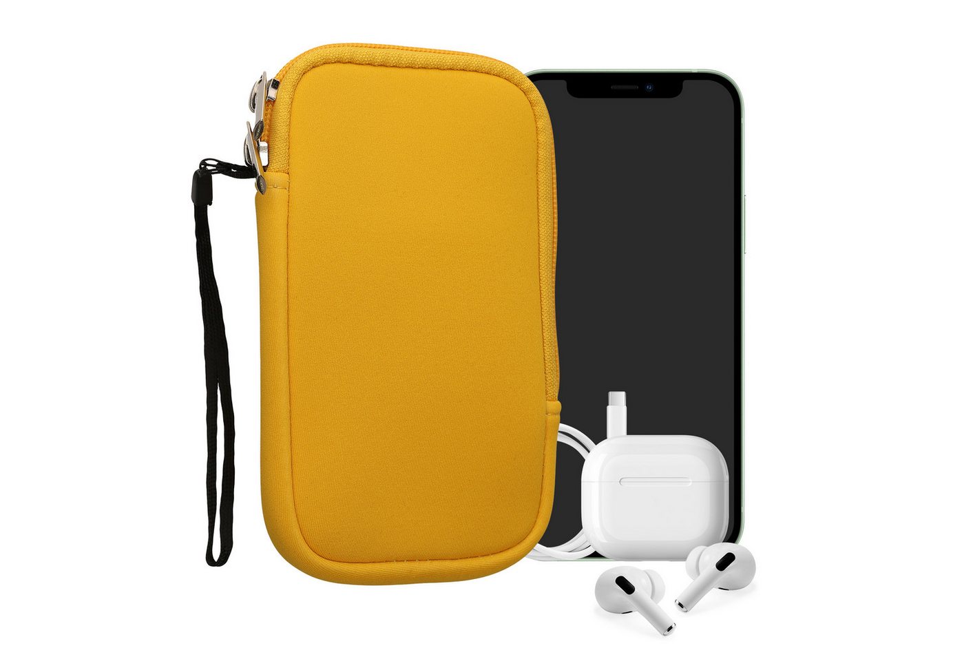 kwmobile Sleeve Handytasche für Smartphones M - 5,5", Neopren Handy Hülle - Handy Tasche Sleeve Pouch kwmobile Sleeve Handytasche für Smartphones M - 5,5", Neopren Handy Hülle - Handy Tasche Sleeve Pouch von kwmobile